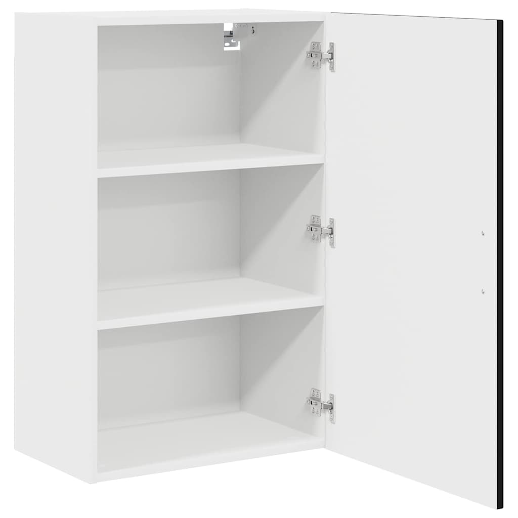 Kitchen Wall Cabinet Black 50 x 31 x 80 cm Engineered Wood